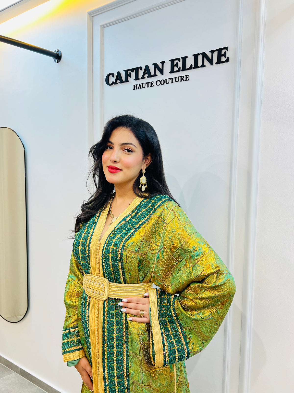 golden silk takshita - caftan eline